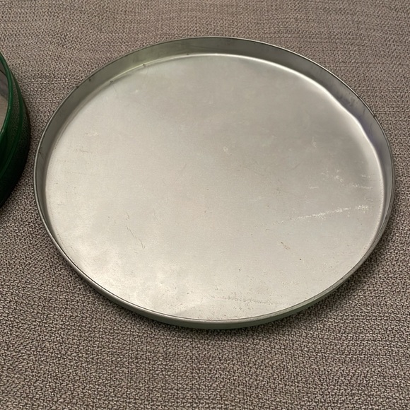 Vintage Cookie Tin by OLIVE Can Chicago with Winter Scenery Horse Drawn Sleigh - Picture 7 of 8